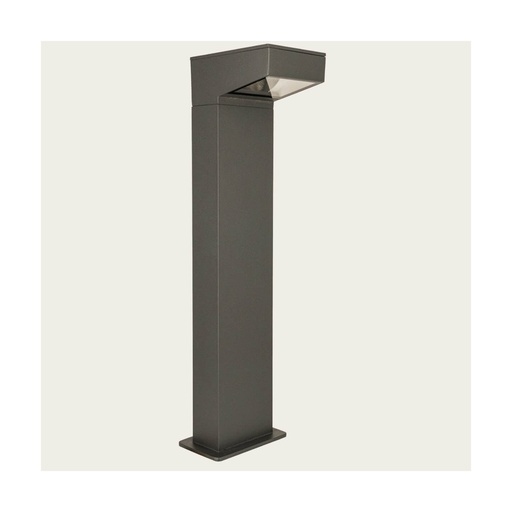 [W4L853435] OUTDOOR BOLLARD LED LIGHT 12W 3000K GRAPHITE ASYMMETRIC BEAM ANGLE IP65