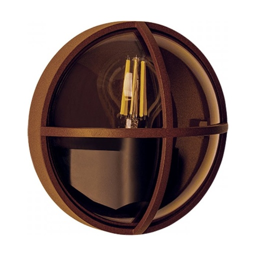 [W4L853454] OUTDOOR WALL LIGHT 1xE27 MAX 15W DARK BROWN ALUMINIUM IP65