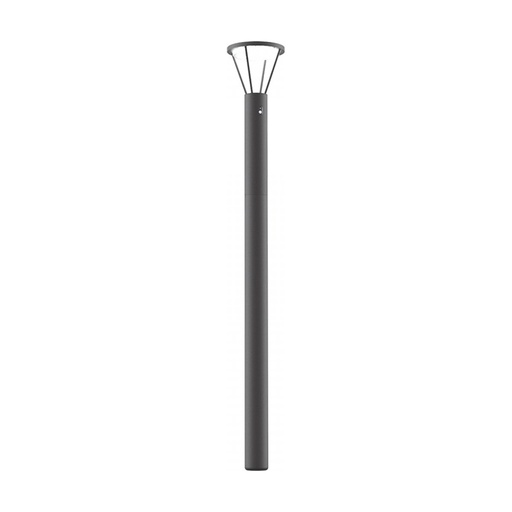 [W4L853465] OUTDOOR LAMP POST-BOLLARD LED SOLAR LIGHT 5W 3000K GRAPHITE ALUMINIUM IP54