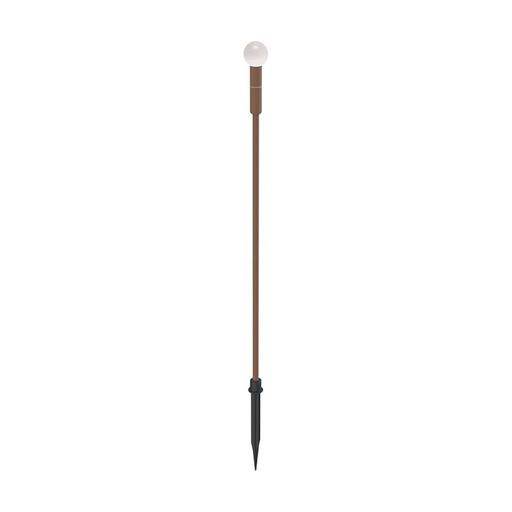 [W4L853476] OUTDOOR SPIKE LED LIGHT 1.5W-24V 3000K BROWN ALUMINIUM - FROSTED ACRYLIC IP65