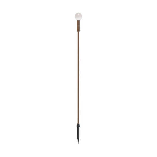 [W4L853477] OUTDOOR SPIKE LED LIGHT 1.5W-24V 3000K BROWN ALUMINIUM - FROSTED ACRYLIC IP65