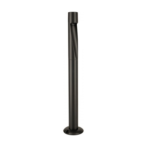 [W4L853480] OUTDOOR BOLLARD LED LIGHT 6W 3000K SANDY BLACK ALUMINIUM - GLASS IP65