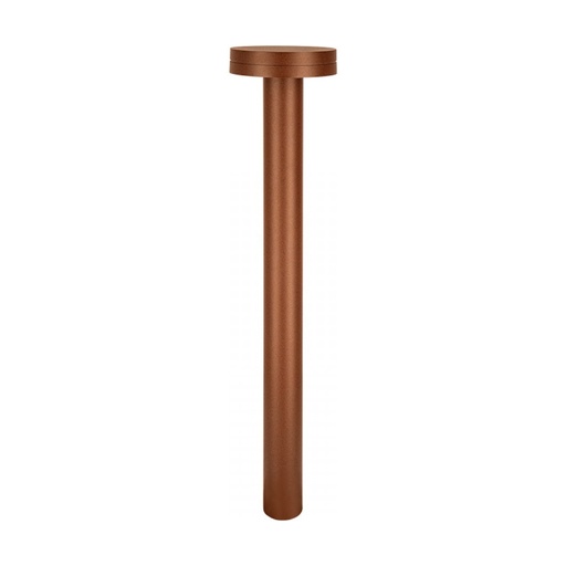 [W4L853483] OUTDOOR BOLLARD LED LIGHT 12W 2200K-4000K DARK BROWN ALUMINIUM IP65