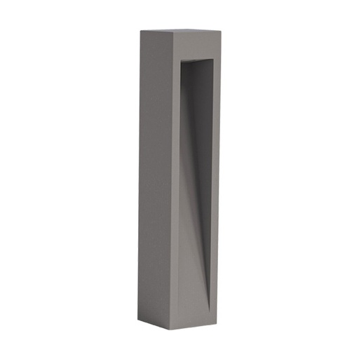 [W4L853492] OUTDOOR BOLLARD LED LIGHT 9W 3000K CONCRETE - METAL - GLASS IP65