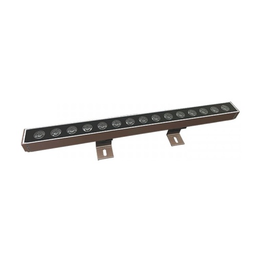[W4L853515] WALL WASHER WITH ANTI-GLARE 18W-24V 2700K DARK BROWN ALUMINIUM IP65