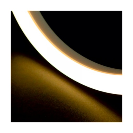 [W4L853667] LED RUBBER 16x16MM WHITE NEON SIDE BENDING 24V 15W/m 140 LEDs/m 3000K IP67