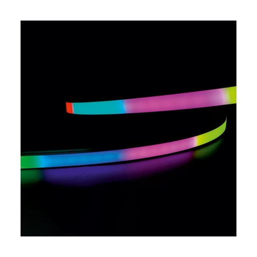 [W4L853669] LED RUBBER 16x20MM DIGITAL DMX NEON TOP BENDING 24V 15W/m 70 LEDs/m RGBW-3000K IP67