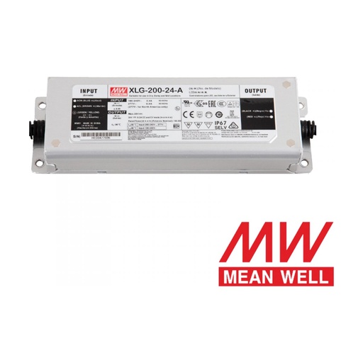 [W4L853773] DRIVER 200W-24V ON-OFF IP67 MEANWELL