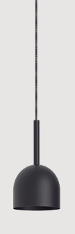 [W4L876320] Rio Pendant 9 - Matte black