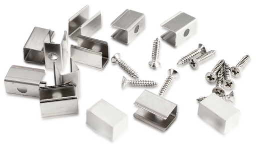 [W4L883108] Deko-Light, Mechanical accessories, Assembly kit for D Flex Line 6.5 x 12.0 mm, Stainless steel