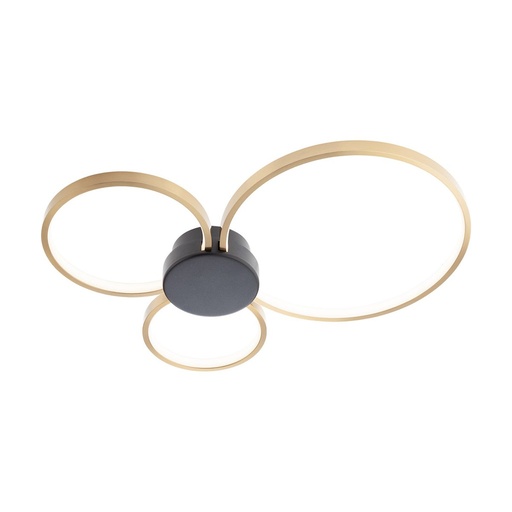[W4L083239] ATOM AP/PL LED 20W 3000K L500 BK/BRASS(5.1.2)