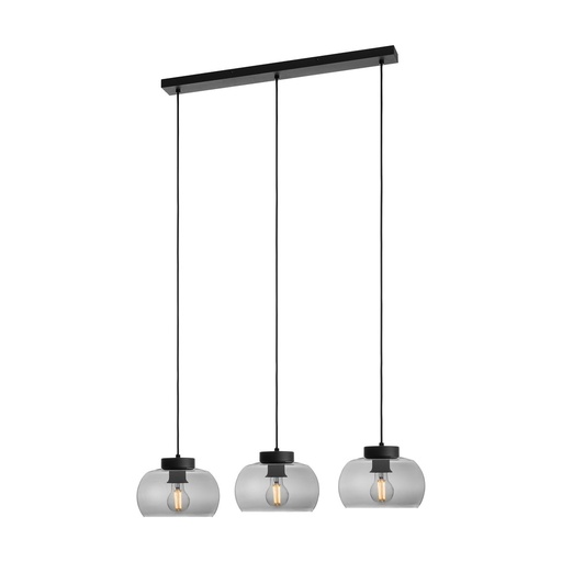 [W4L083342] CROMA SU 3x42W E27 LN  BLACK/SMOKEY  (4.1.1)