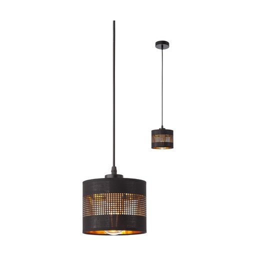 [W4L083354] FLINT SU 1X42W E27 D150 MBK(5.1.1)
