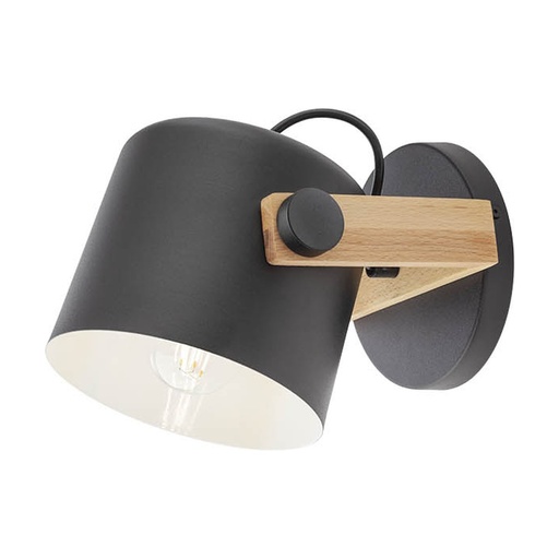 [W4L083483] POOH AP 1x42W E27 BK (5.1.1)
