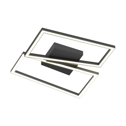 [W4L083532] SLASH PL LED 30W CCT 3000K/6000K D500*500MM SBK (4.1.2)