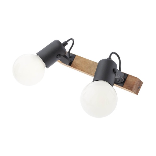 [W4L083556] TAFFI AP 2x42W E27 BK (5.1.1)
