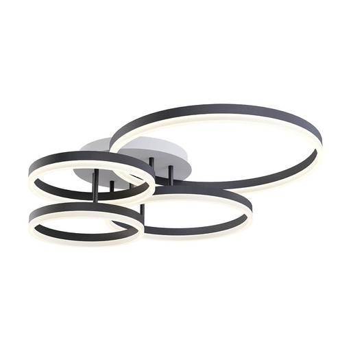 [W4L083567] TARA PL LED 120W CCT 3000/4000/6000K WH/BK(4.1.2)