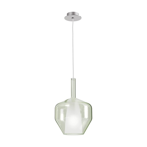 [W4L083597] TRESOR SU E27*1 D200*H300 GREEN/CHROME(5.1.1)