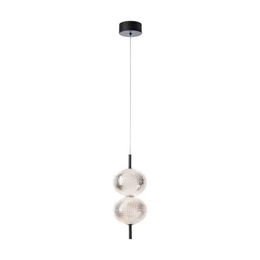 [W4L083624] VENTURA SU LED 2X12W 3000K BK(5.1.2)