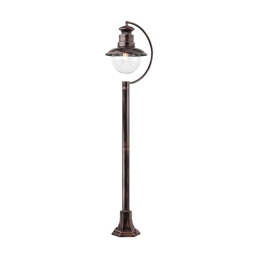 [W4L084004] SCOTT ST 1Xmax.42W E27 BK/COPPER (4.1.1)